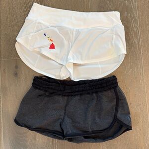 2 pairs of lululemon Women's low rise Shorts - special edition hawaii